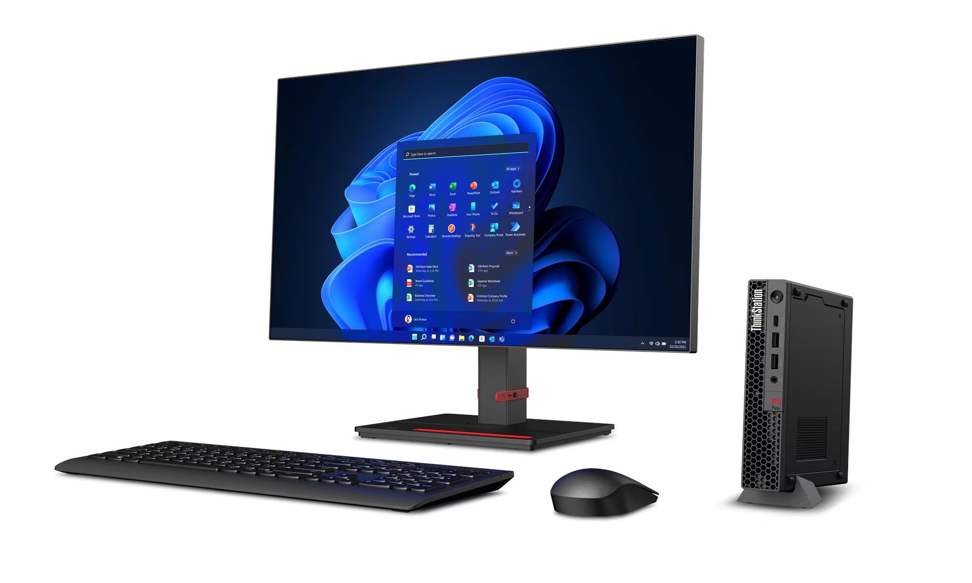 תחנת עבודה לנובו Lenovo ThinkStation P3 Tiny Gen 2 30K5000WIV AI-Ready Workstations