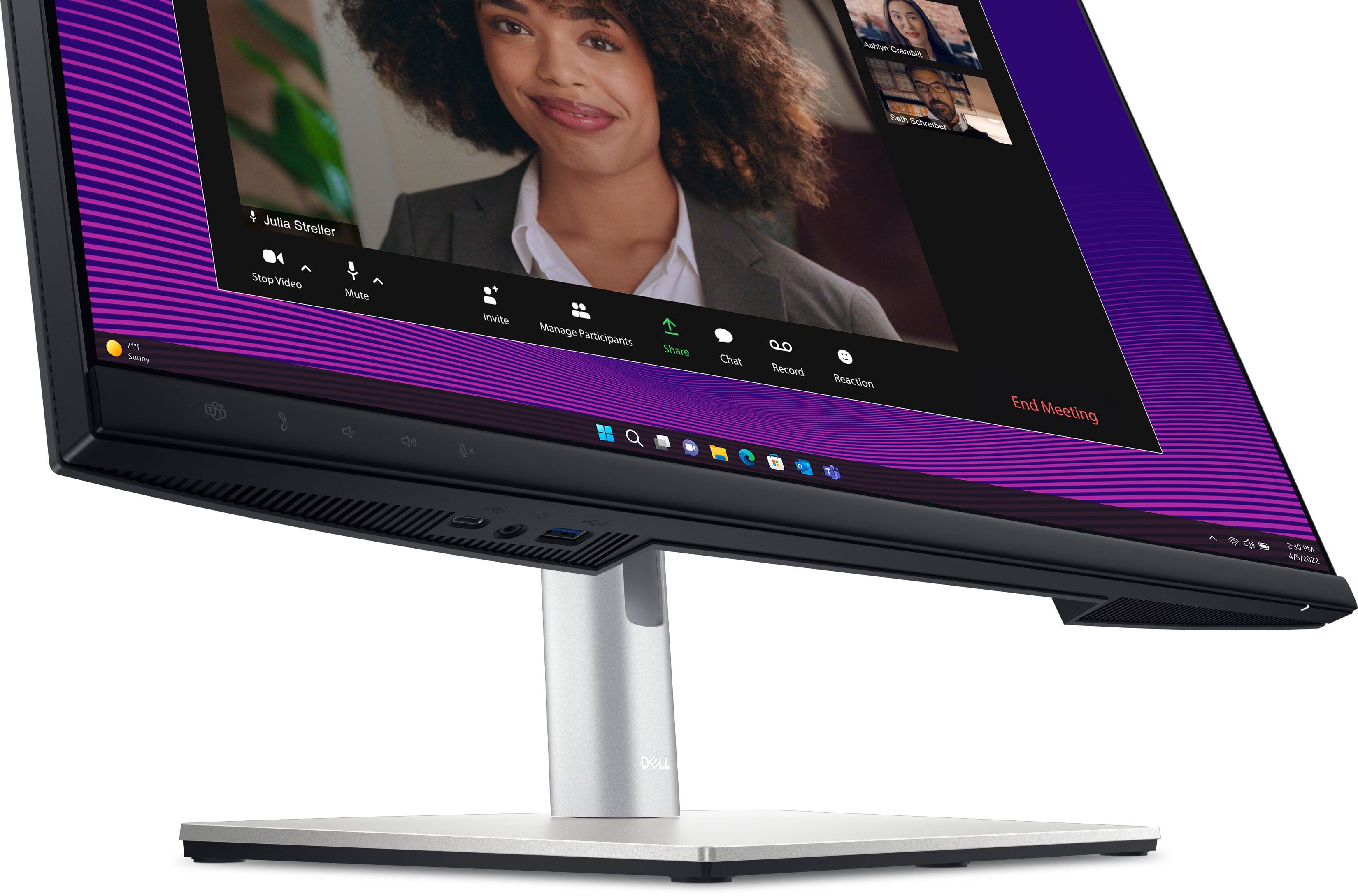 מסך דל 27 אינץ` לשיחות ועידה Dell Video Conferencing Monitor P2724DEB 
