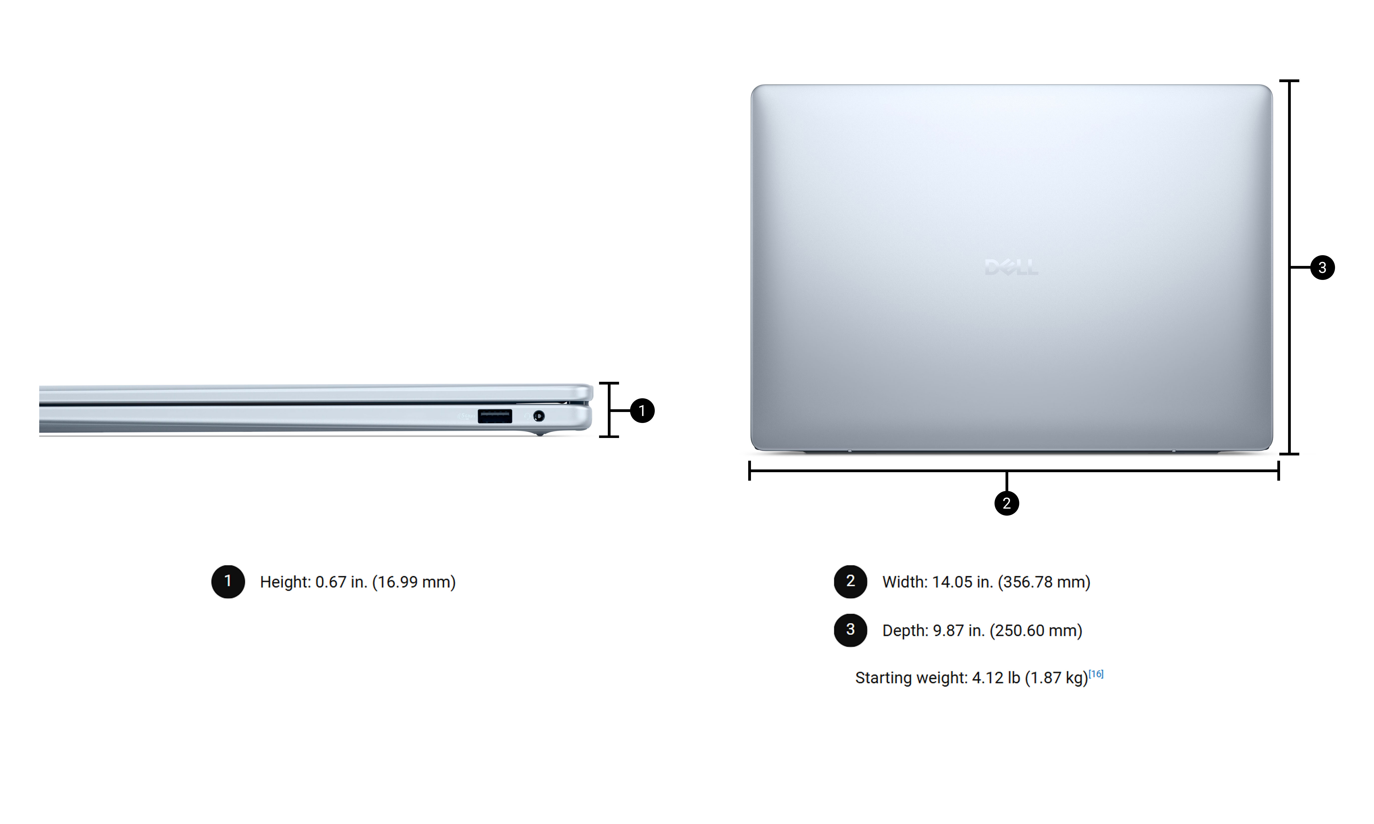 Dell 16 Plus DB16250 16
