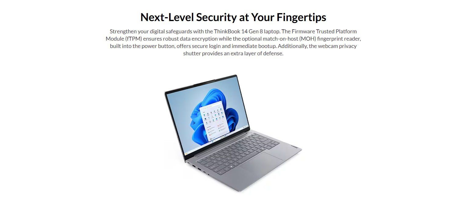 מחשב נייד לנובו טינקבוק Lenovo ThinkBook 14 G8 IRL