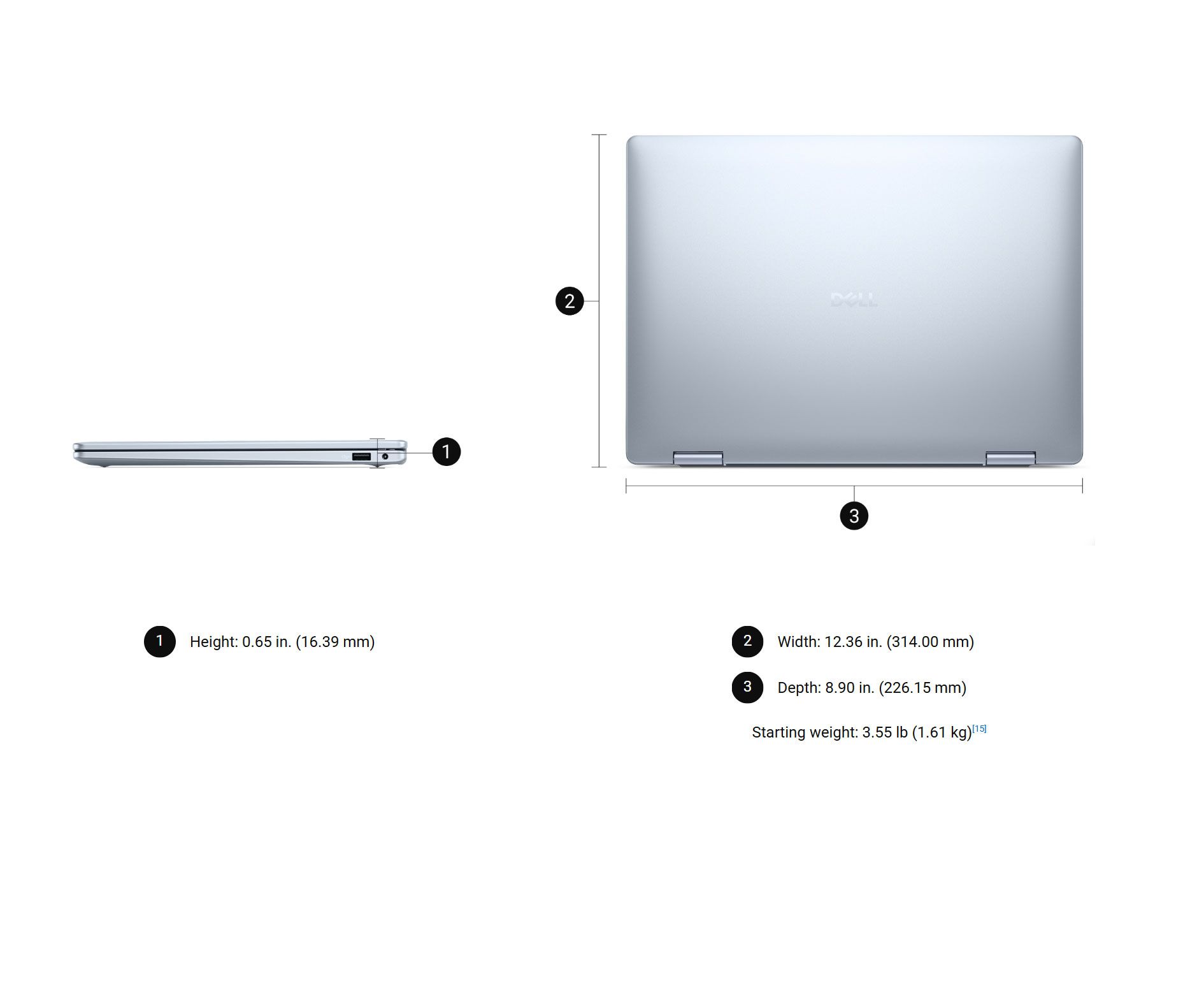 מחשב נייד דל פלוס Dell 14 Plus 2-IN-1
