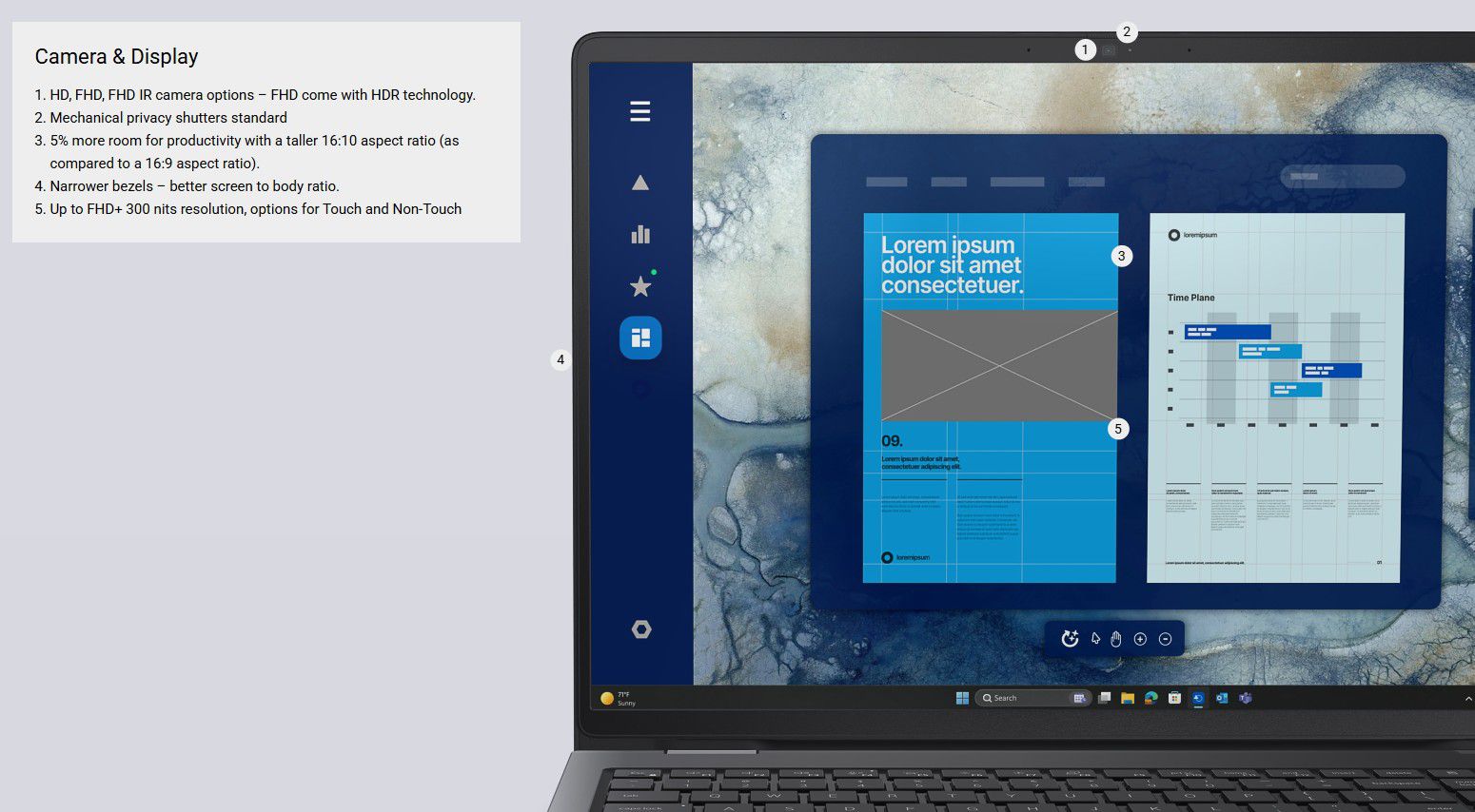 מחשב נייד דל לבינה מלאכותית Dell Pro 16 AI PC