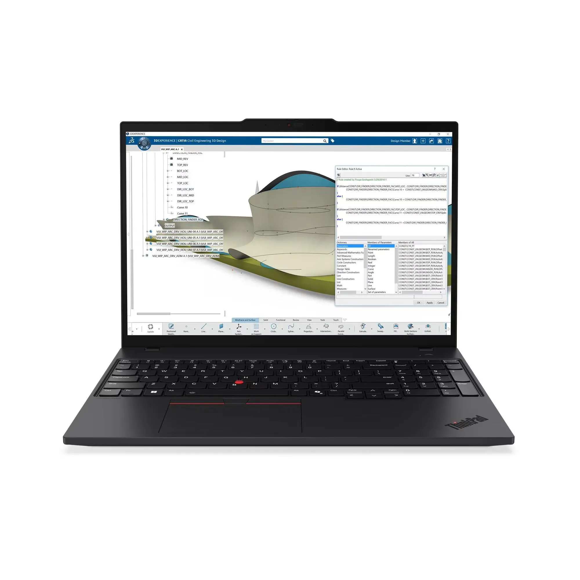נייד לנובו Lenovo ThinkPad P16s Gen 4 Copilot + PC 16" FHD+ AMD Ryzen™ AI 7 PRO 350