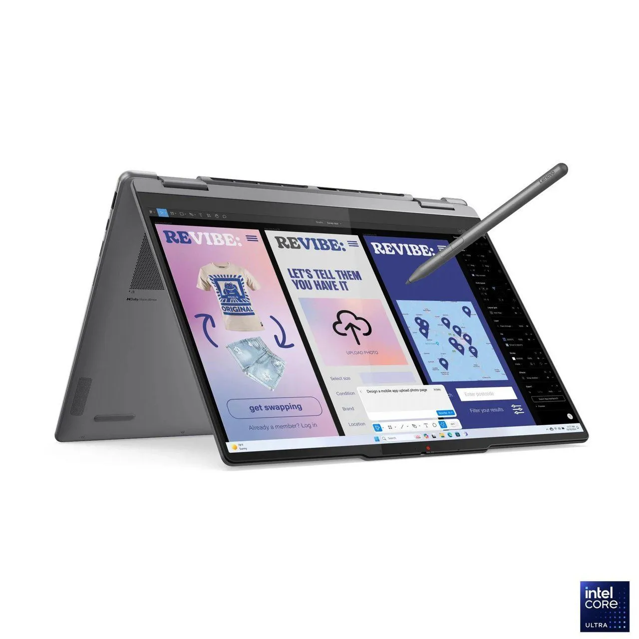 נייד לנובו Lenovo IdeaPad Yoga 7 2-in-1 Copilot+ PC 16" 2.8K OLED Touch Intel® Core™ Ultra 7 256V