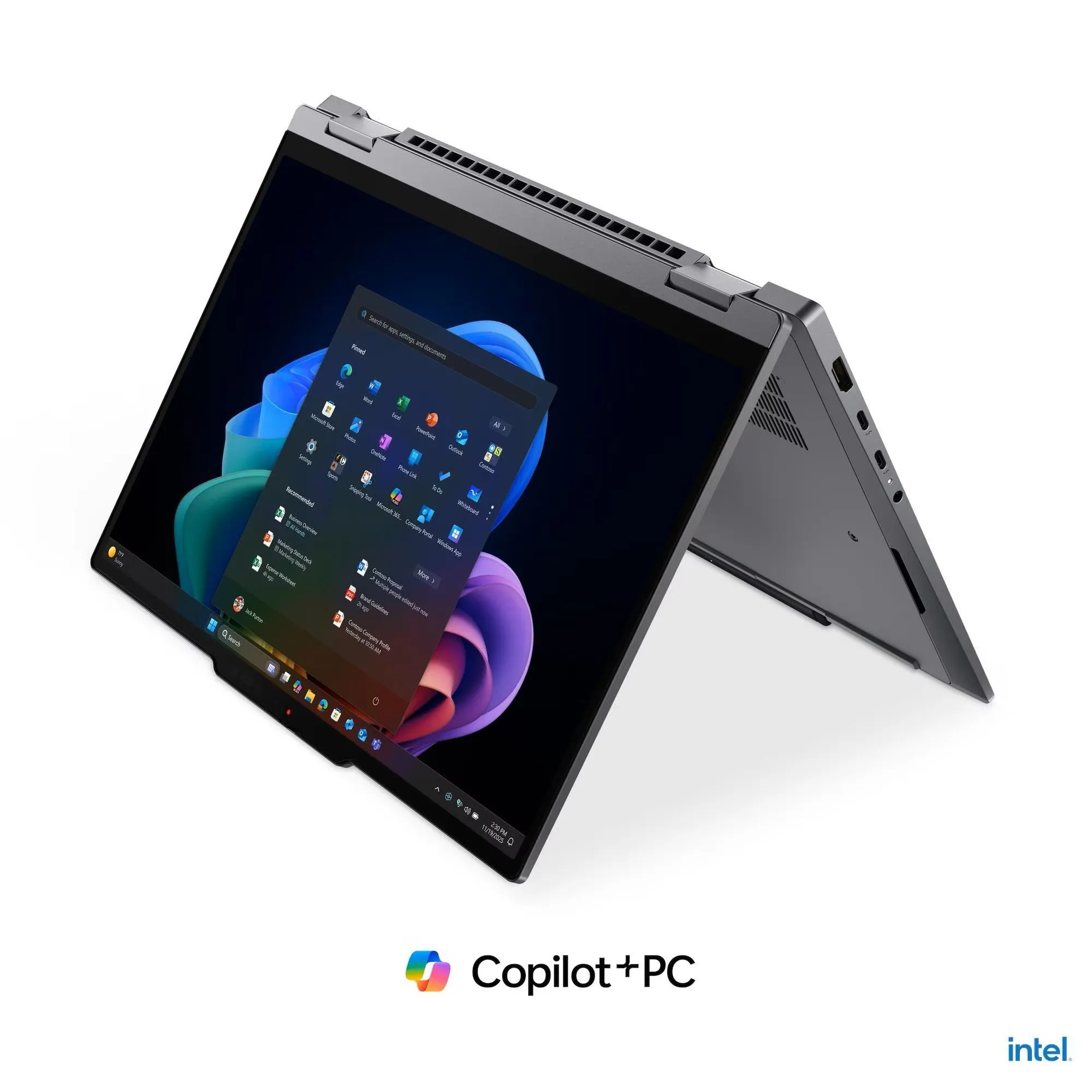 נייד לנובו Lenovo ThinkPad X1 2-in-1 Gen 11 Aura Edition Copilot+ PC 14" FHD+ Touch Intel® Core™ Ultra 7 355U