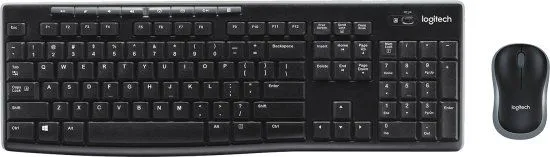 סט אלחוטי מקלדת ועכבר Logitech Wireless Combo MK270 92000-452-20