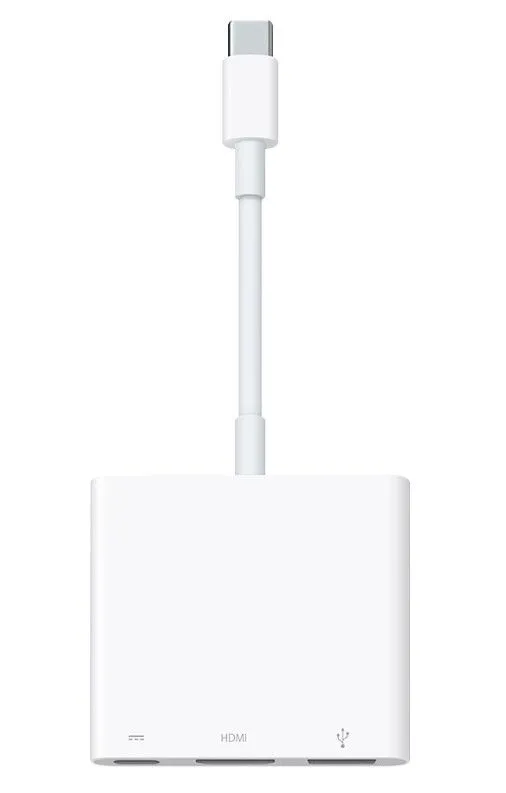 מתאם אפל Apple USB-C Digital AV Multiport MUF82ZM/A