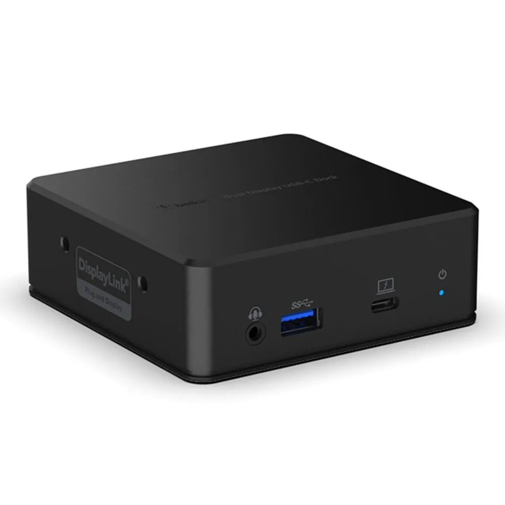 תחנת עגינה Belkin USB-C Dual Display Docking Station INC002VFBK