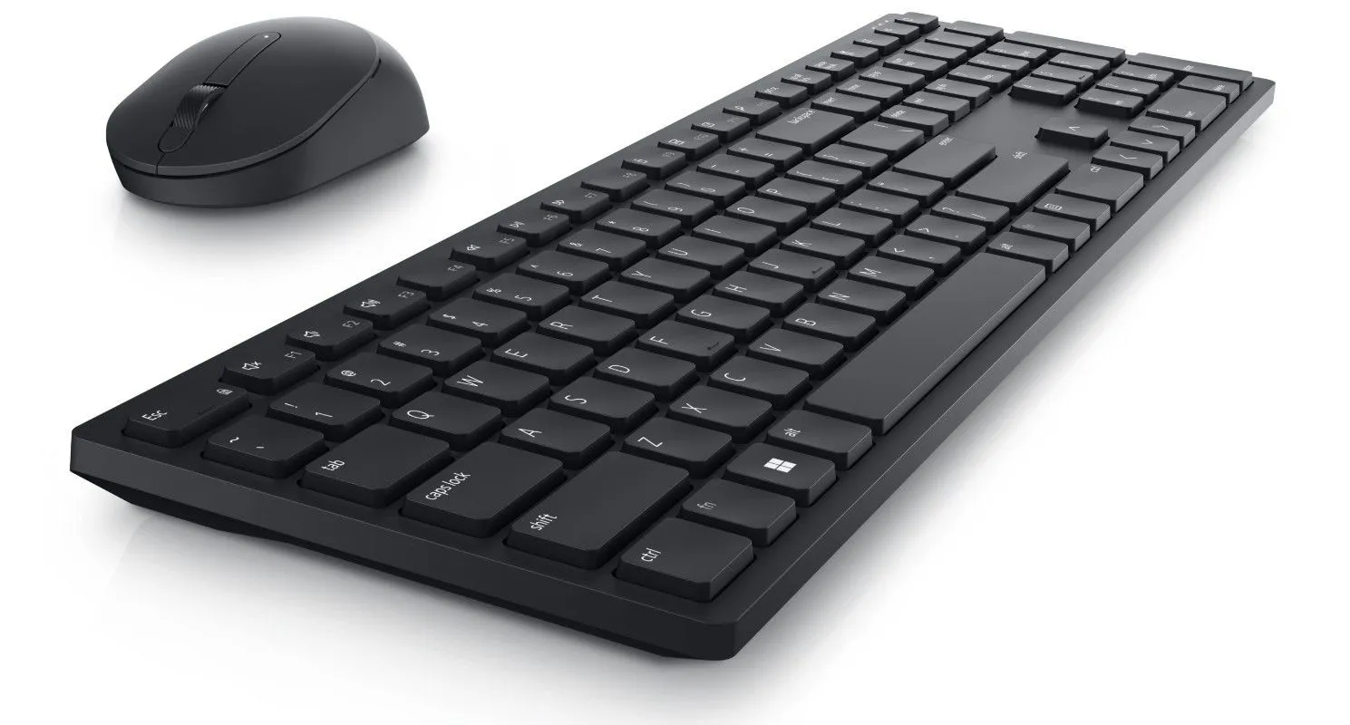סט אלחוטי דל Dell Pro Keyboard and Mouse KM5221W Black
