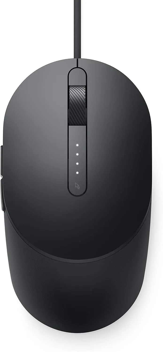 עכבר לייזר חוטי דל Dell Pro Wired Mouse MS3220 Black