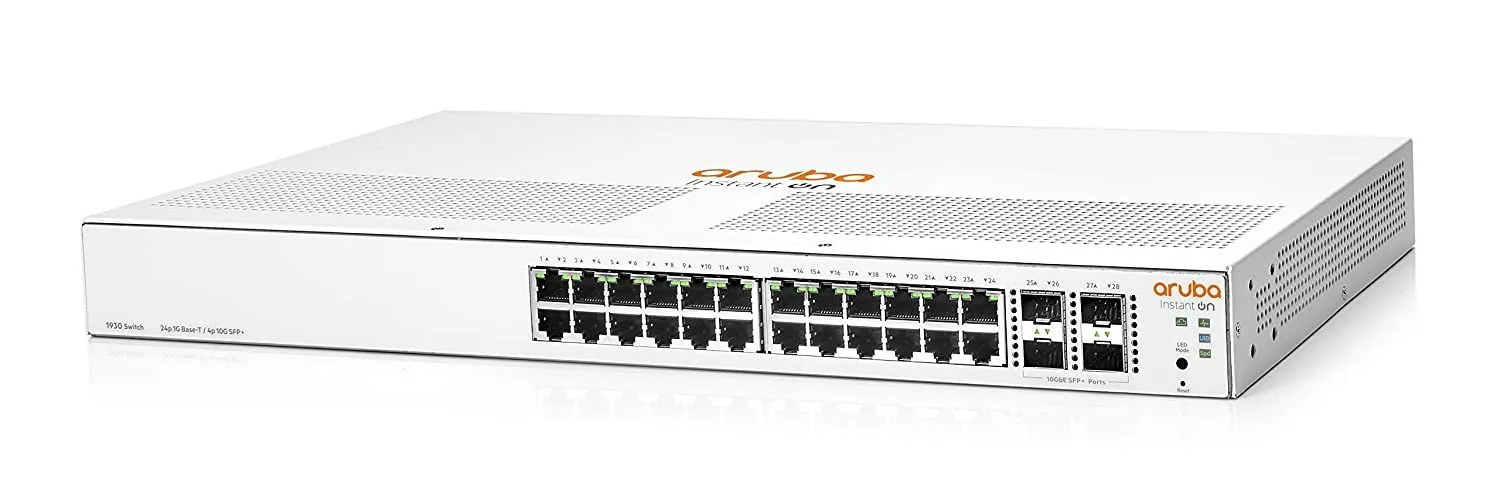 מתג מנוהל HPE Aruba Instant On 1930 24G 4SFP+ Switch JL682A