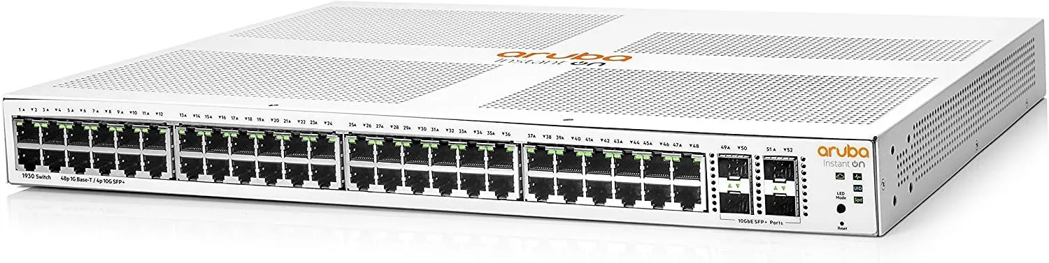 מתג רשת מנוהל HPE Aruba Instant On 1930 48G 4SFP+ Switch JL685A