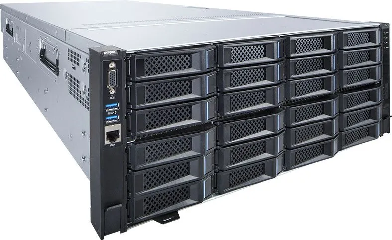 שרת בינה מלאכותית אינספור inspur 4U2S AI SERVER HIGH PCIE | 2X 7513 AMD EPYC | 1TB DDR4 (16X64) | NVIDIA A100 GPU X 4 | 2x 1.92 SSD | NF5468A5-03