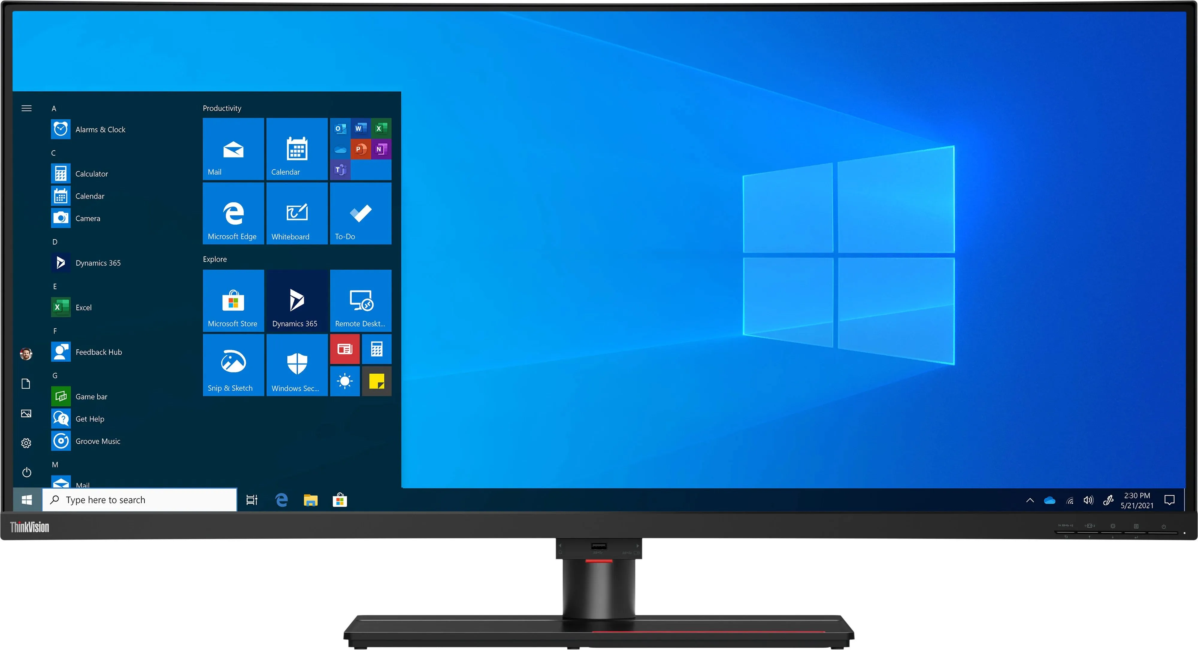 מסך לנובו 40 אינץ' עם תחנת עגינה מובנת Lenovo ThinkVision P40w-20 IPS USB-C Thunderbolt Curved Monitor 62C1GAT6IS