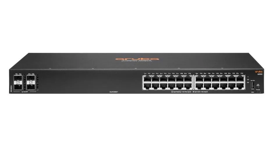 מתג מנוהל HPE Aruba 6000 24G 4SFP Switch R8N88A