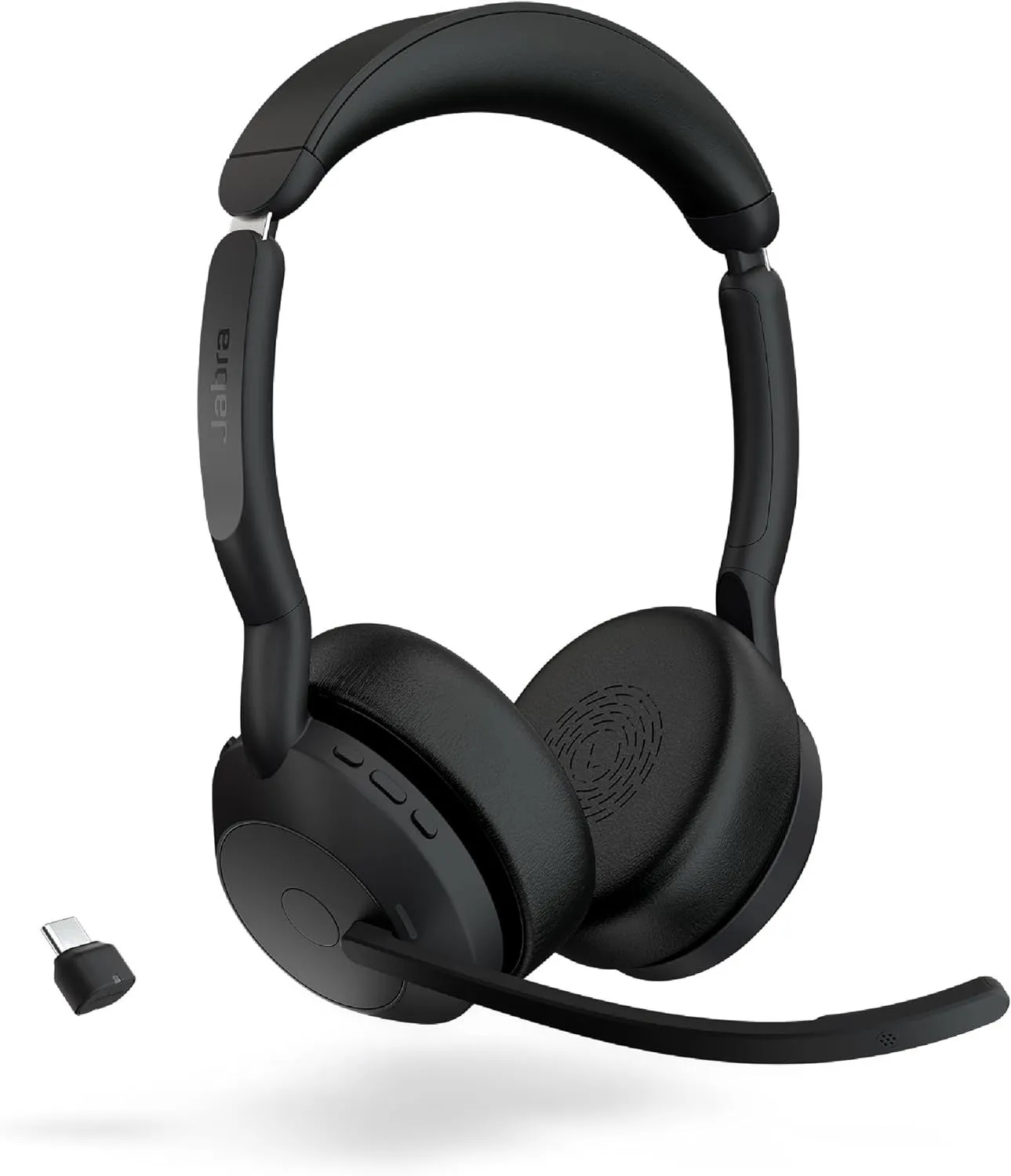 אוזניות אלחוטיות Jabra Evolve2 55 Link380C MS Stereo 25599-999-899