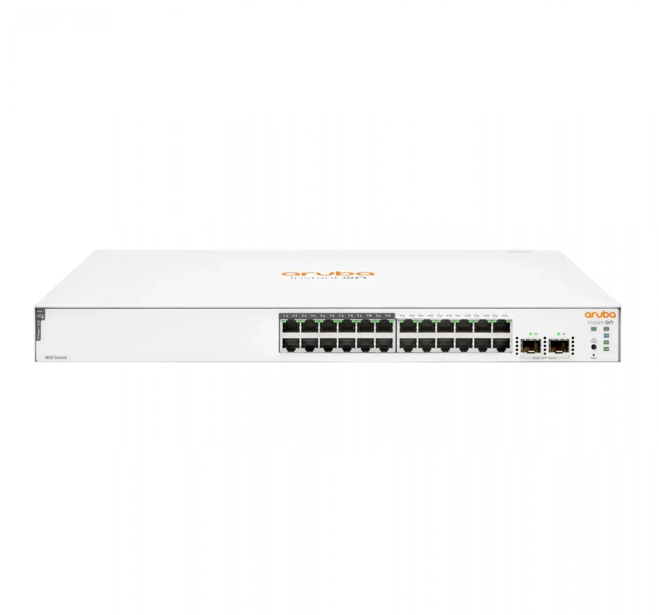 מתג חצי מנוהל HPE Aruba Instant On 1830 24G PoE 195W Switch 2SFP JL813A
