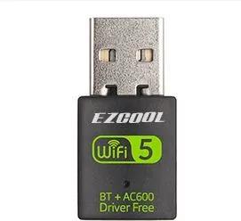 מתאם רשת אלחוטי משולב בלוטות' EZCool 2in1 WIFI + BT USB BWA-260