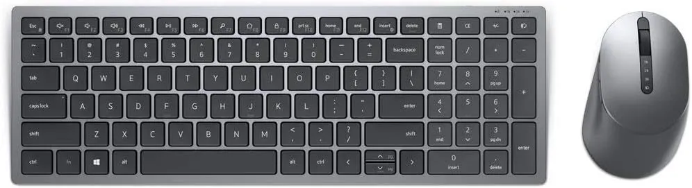 סט אלחוטי Dell Multi-Device Wireless Keyboard and Mouse - KM7120W