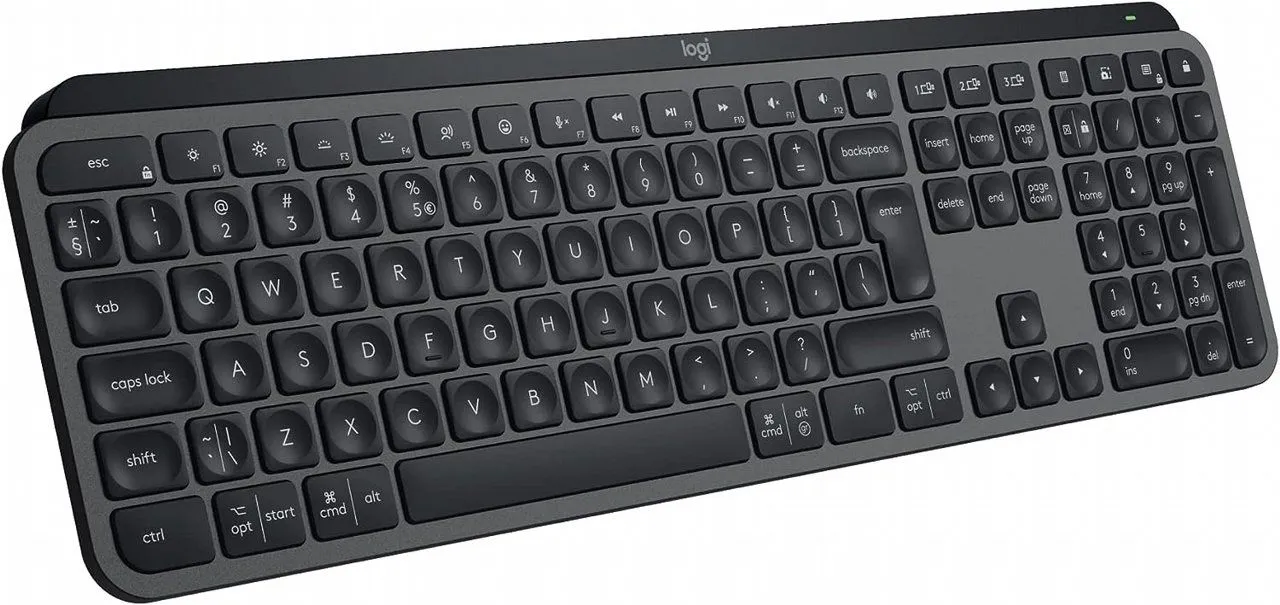 מקלדת אלחוטית לוג'יטק Logitech MX Keys S Graphite 92001-159-20