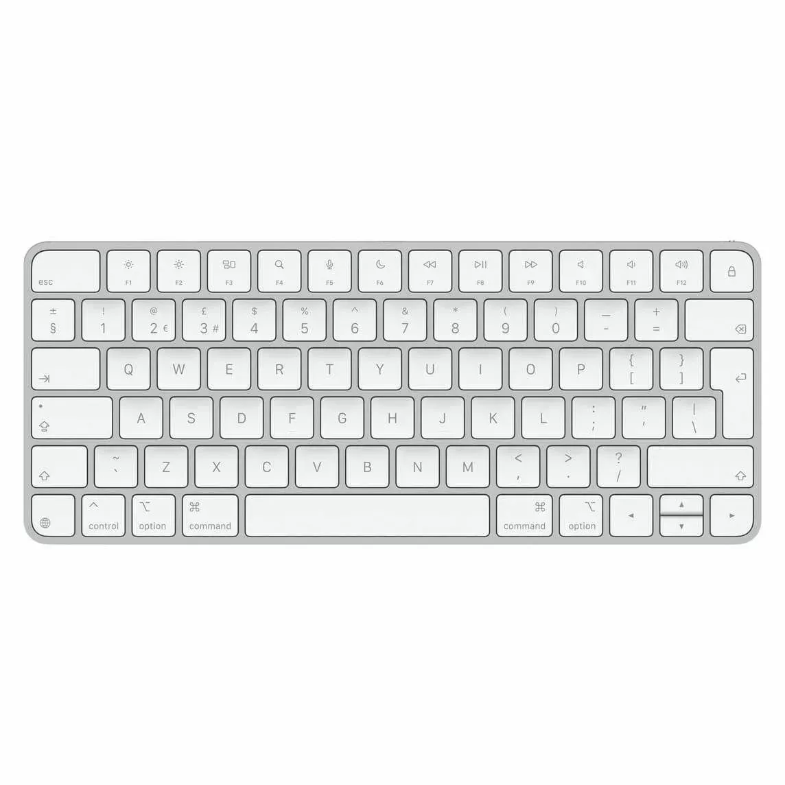 מקלדת אפל קצרה Apple Magic Keyboard 2 (2024) USB-C MXCL3HB/A