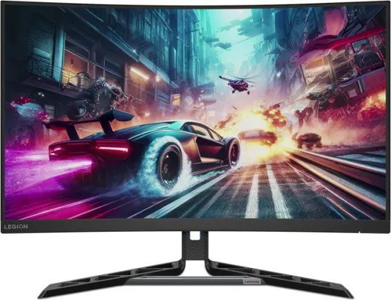 מסך לנובו גיימינג כולל רמקולים 32 אינץ' Lenovo Legion R32qc-30 Gaming Monitor 67C8GAC1IS
