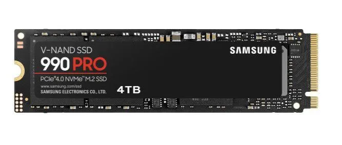 דיסק קשיח SAMSUNG 990 990 PRO PCIe 4.0 NVMe M.2 SSD 4TB MZ-V9P4T0B/AM