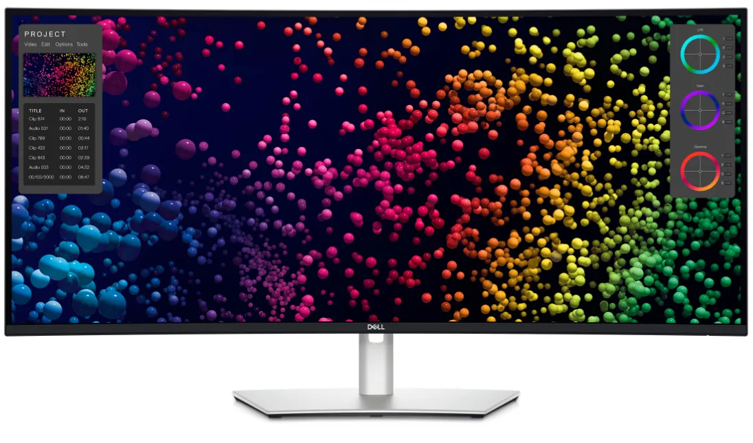 מסך דל קעור 40 אינץ' Dell UltraSharp 40 Curved Thunderbolt™ Hub Monitor U4025QW