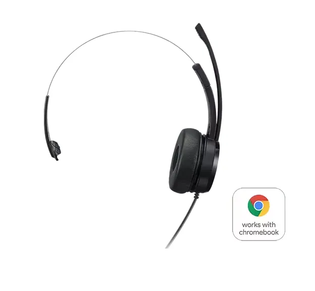 אוזניות חוטיות Lenovo 100 Mono USB Headset 4XD1B61617