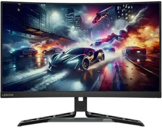 מסך לנובו גיימינג קעור עם רמקולים 27 אינץ' Lenovo Legion R27qc-30 Gaming Monitor 67C6GAC2IS