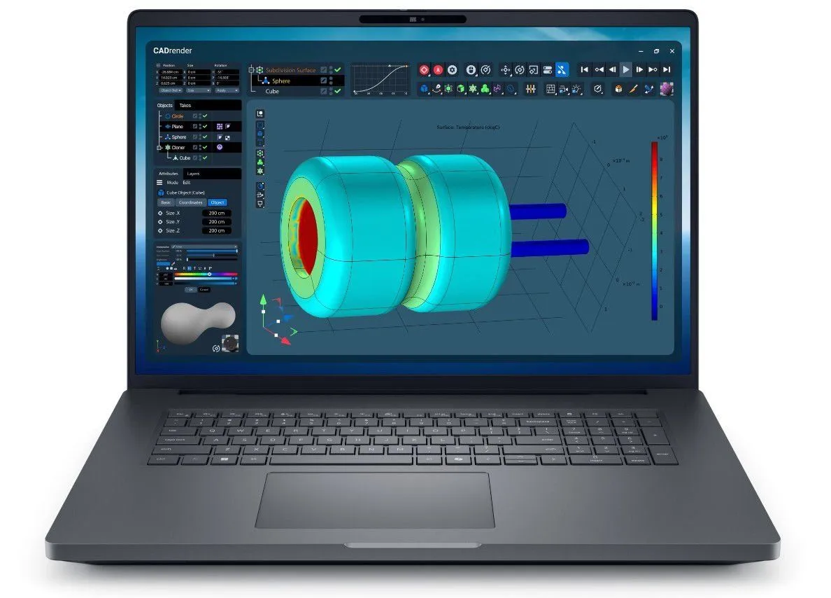 מחשב נייד דל פרו מקס פלוס Dell Pro Max 18 Plus MB18250 QHD+ Intel® Core™ Ultra 9 285HX/32GB/1TB NVME/NVIDIA RTX PRO™ 3000 Blackwell 12GB/WIN 11 PRO/3Y PM-RD33-16281