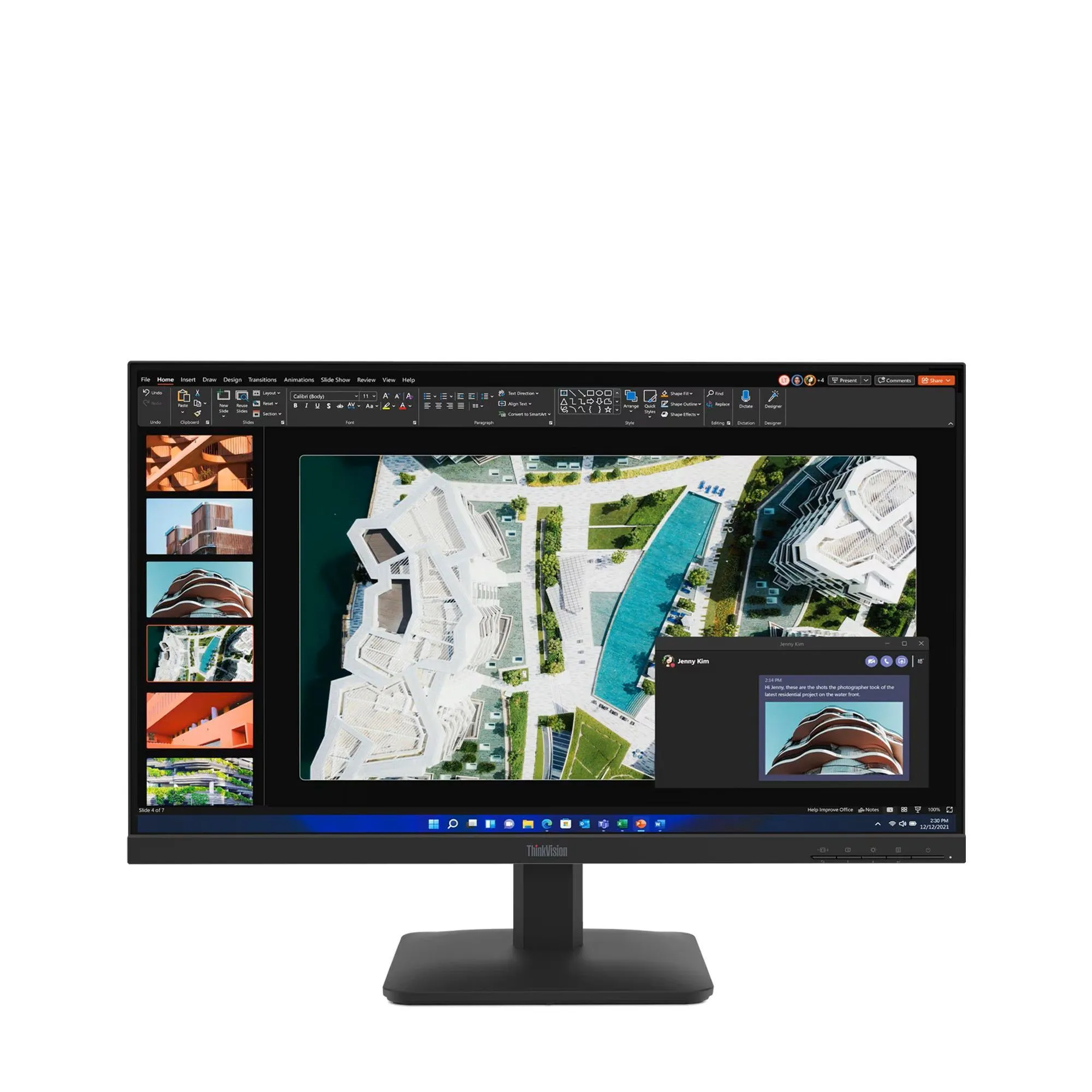 מסך לנובו 27 אינץ' Lenovo ThinkVision S27-4e FHD IPS Monitor 64BEKAT1IS