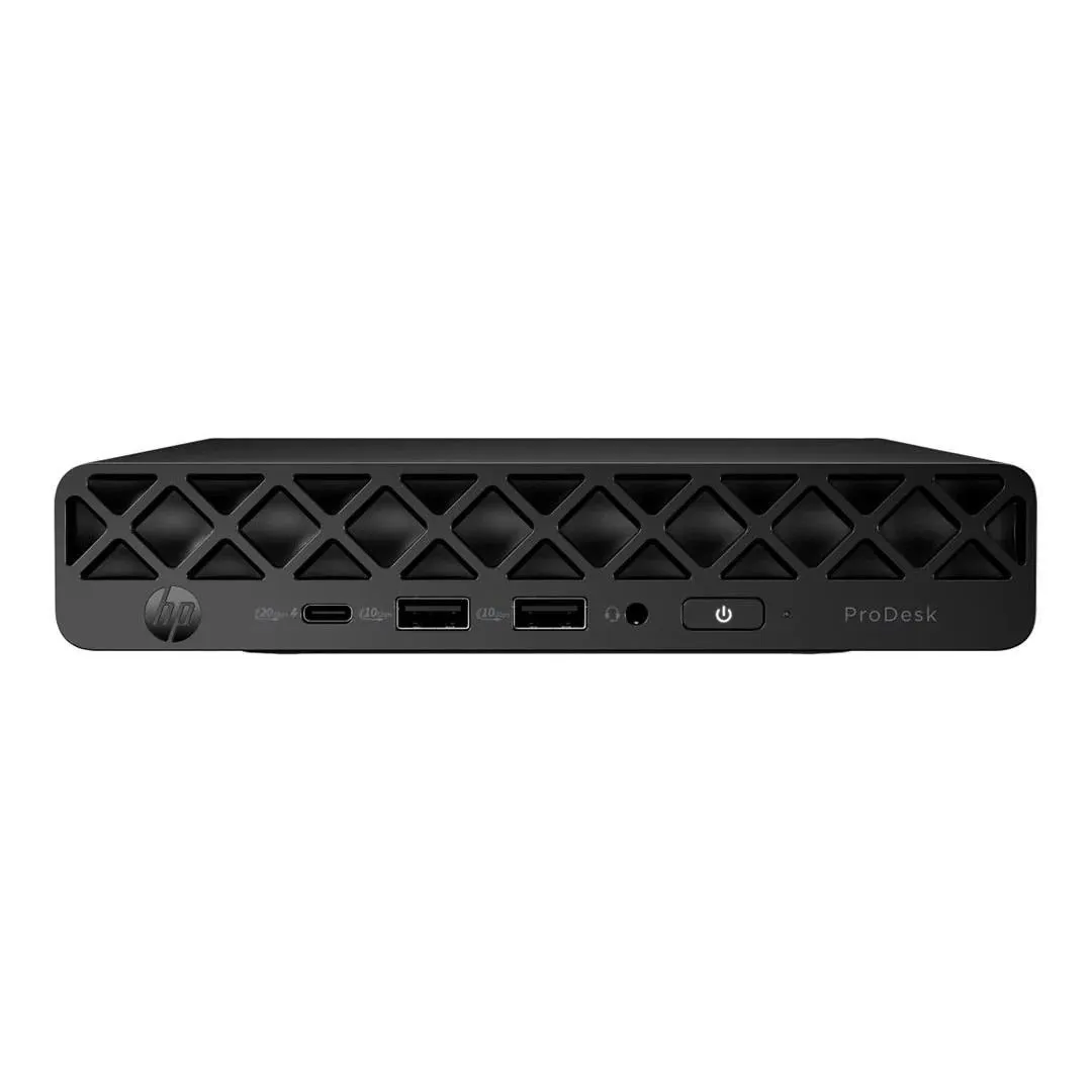 מחשב HP ProDesk 4 Mini G1i Desktop AI PC Intel® Core™ Ultra 7 265T/32GB/512GB NVME/WIN 11 PRO/3Y BY7A6ET#ABT HP