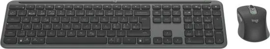 סט אלחוטי מקלדת ועכבר לוג'יטק Logitech MK950 Signature Slim Graphite 92001-249-00
