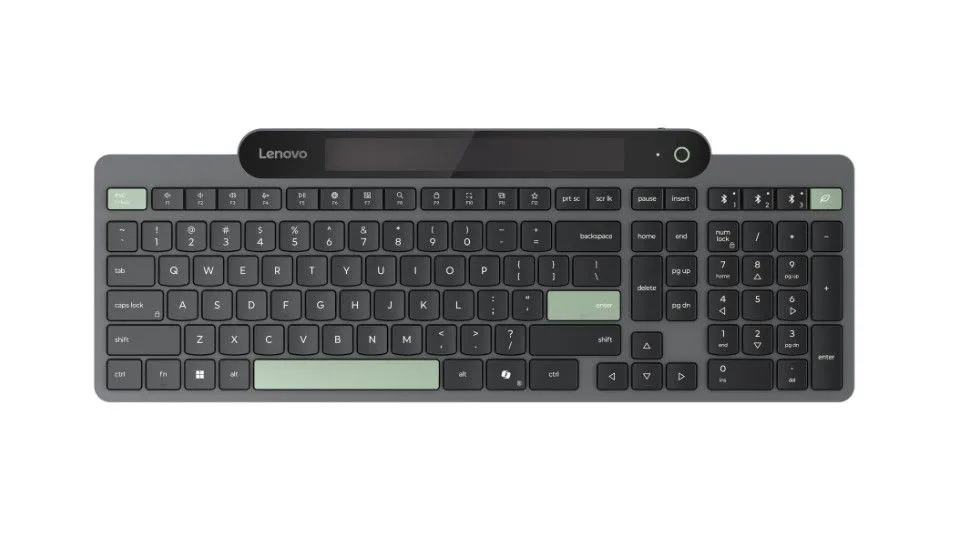 מקלדת אלחוטית Lenovo Self-Charging Bluetooth Keyboard-Hebrew 212 4Y41R69511