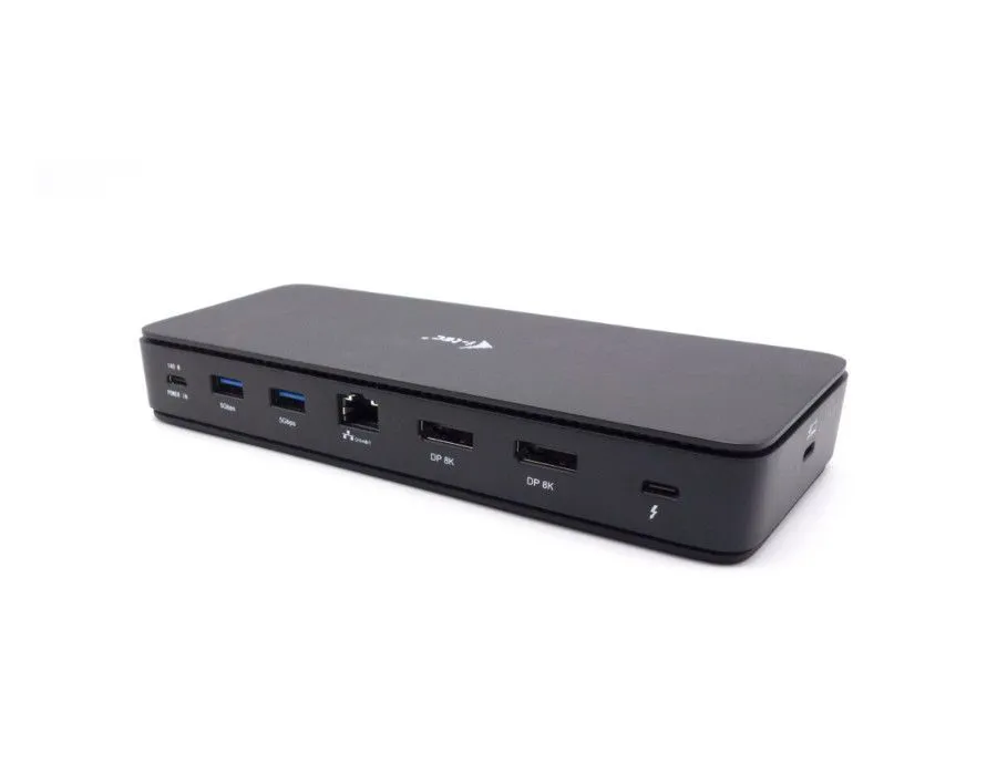 תחנת עגינה i-tec Thunderbolt 4 Dual Display Docking Station Gen3 TB4DUALDPDOCKPDPRO