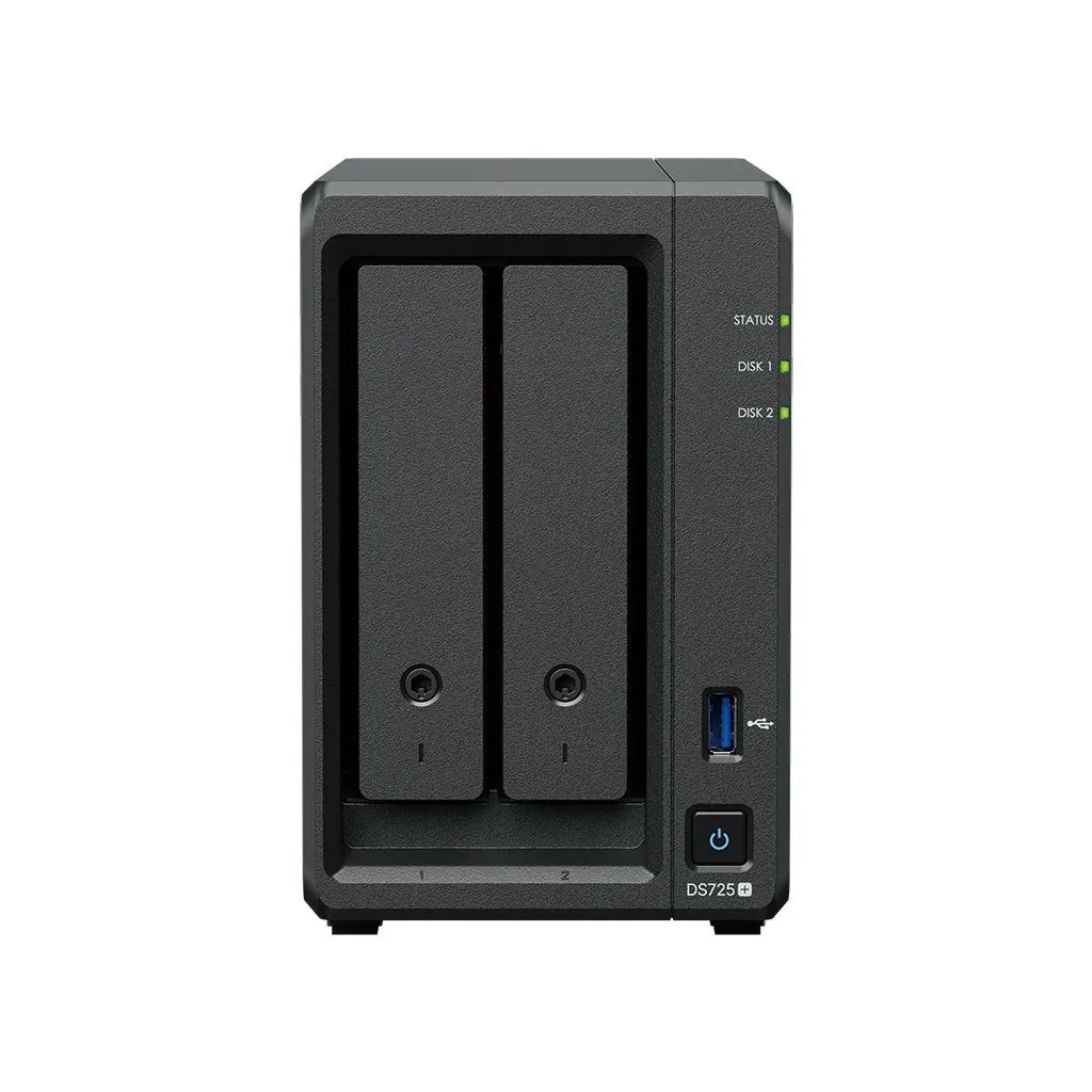 שרת אחסון NAS סינולג'י ללא כוננים Synology DiskStation® DS725+ 2Bay (Plus Series)