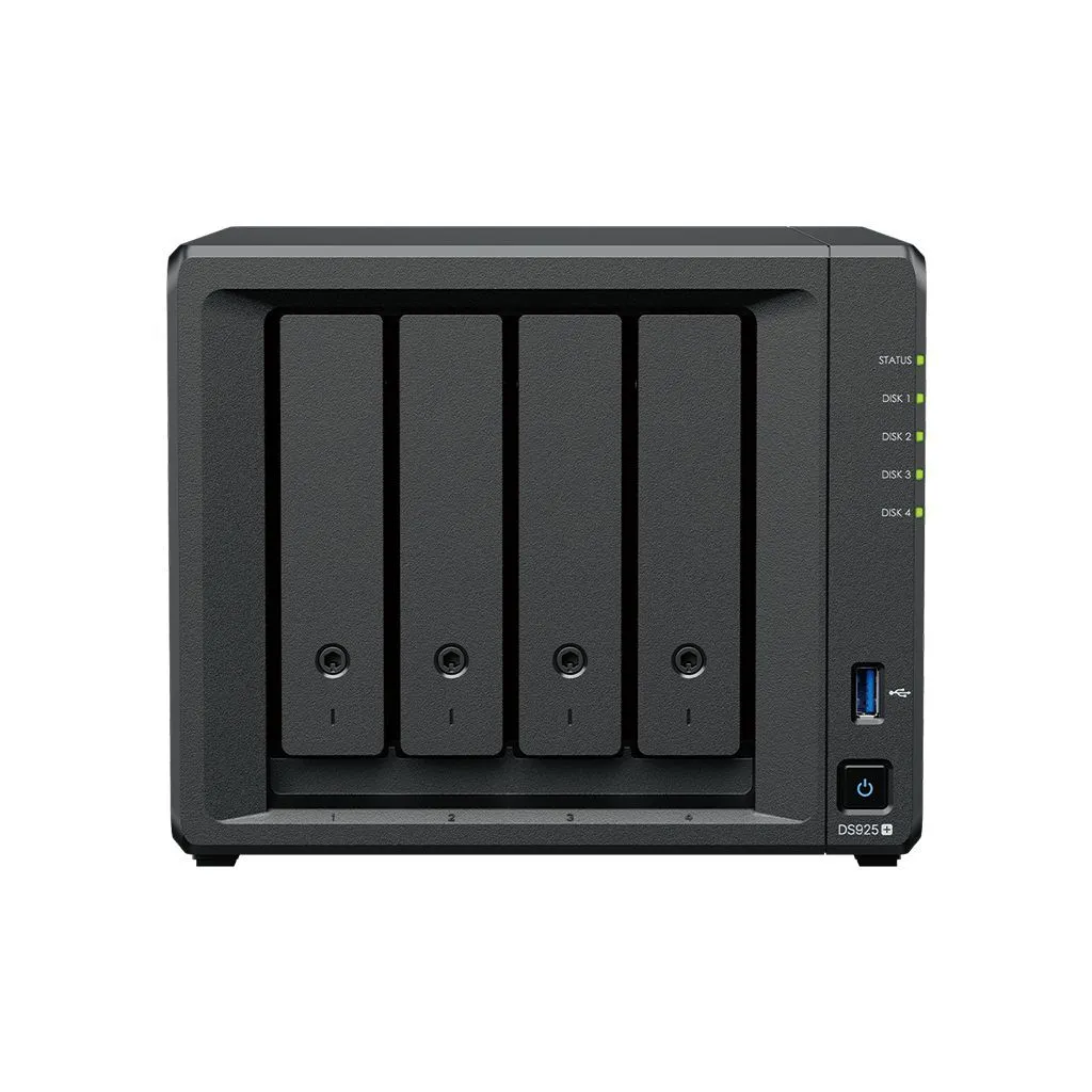 שרת אחסון NAS סינולג'י ללא כוננים Synology DiskStation® DS925+ 4Bay (Plus Series)