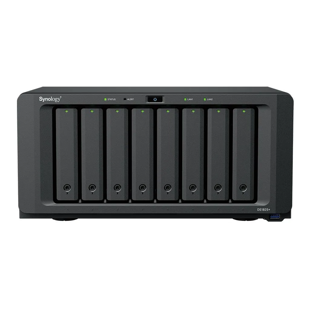 שרת אחסון NAS סינולג'י Synology DiskStation® DS1825+ 8Bays (Plus Series)