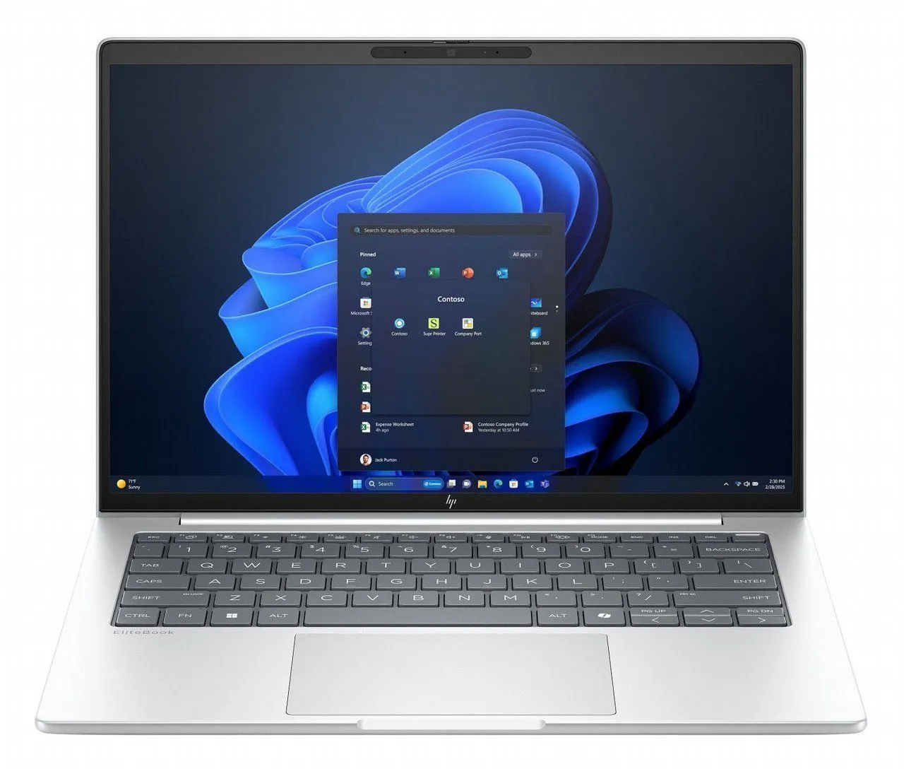 מחשב HP EliteBook 8 G1i 14 AI PC FHD+ Intel® Core™ Ultra 7 256V/16GB/512GB NVME/Intel® Arc™/FD/3Y D72PXAT *ללא מערכת הפעלה*
