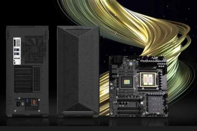 מחשב בינה מלאכותית XpertStation AI PC NVIDIA® MSI DGX WS300-Grace™ 144C/748GB/NVIDIA® Blackwell Ultra GPU/1600W/3Y