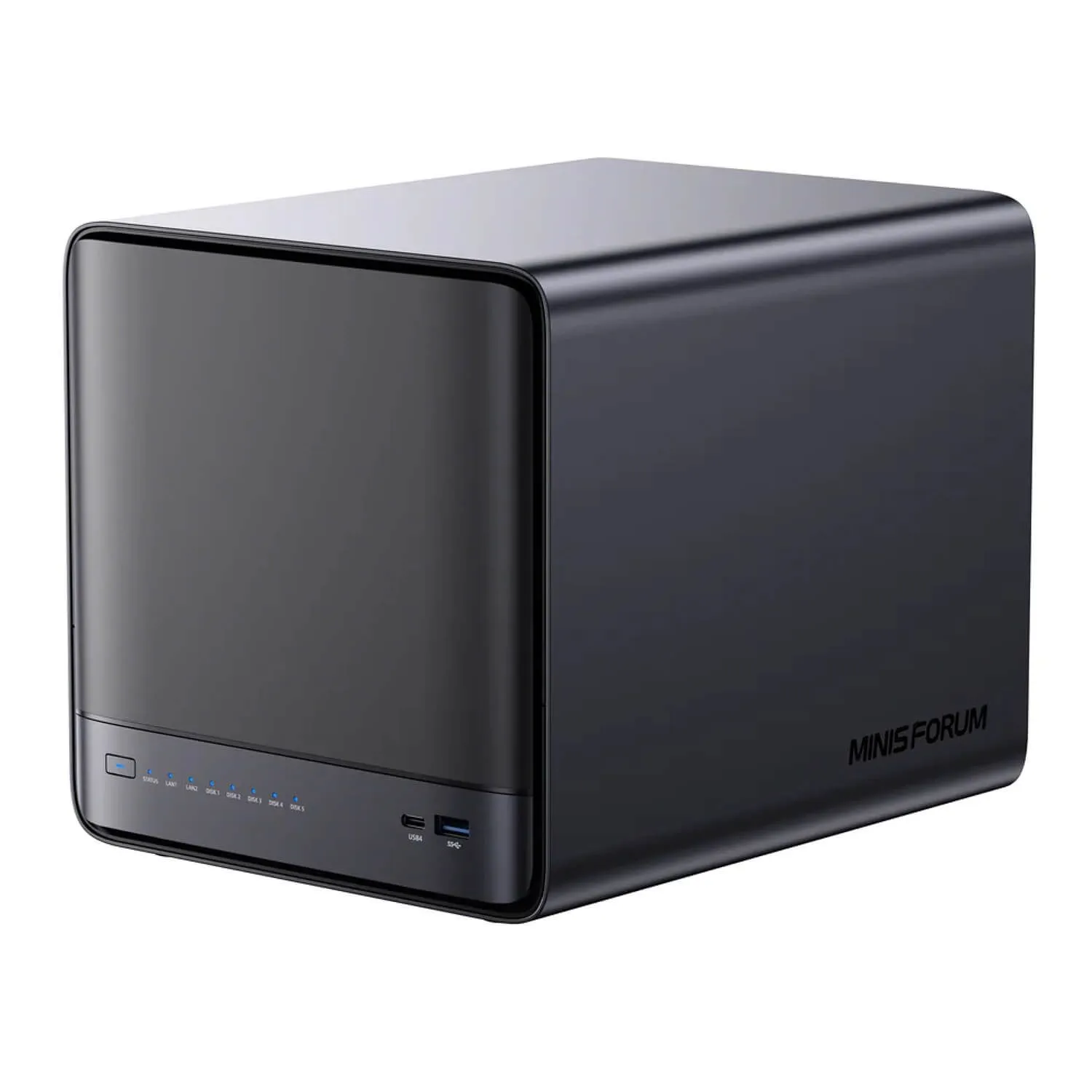 שרת אחסון MinisForum N5 Pro AI AMD Ryzen™ AI 9 HX 370/32GB/128GB/EMMC - NAS N5PRO-32G128G