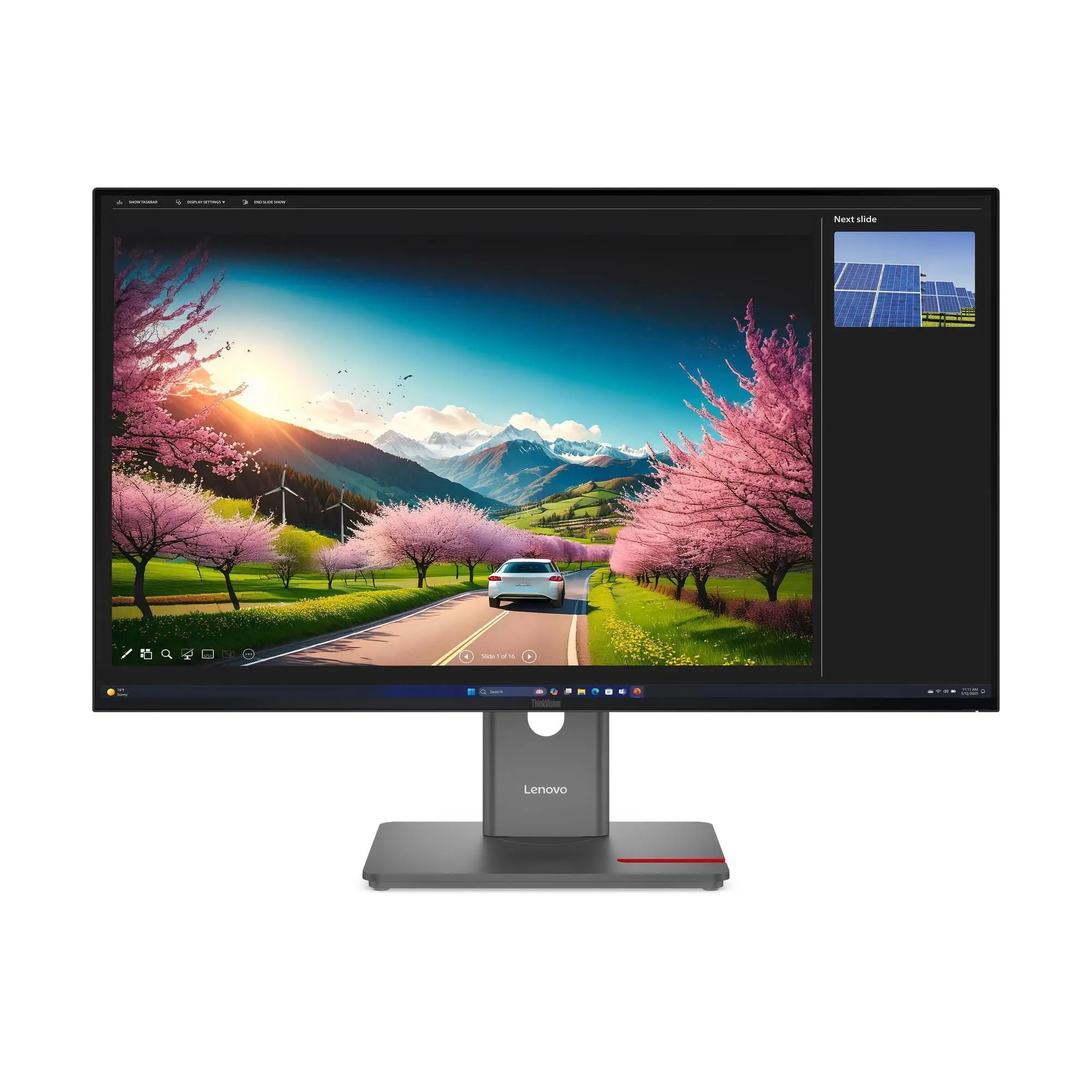מסך לנובו כולל תחנת עגינה 32 אינץ' Lenovo ThinkVision P32UD-40 Monitor 64A8XAR2IS